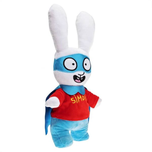 Pelucho Bouillotte sèche peluche Simon Superlapin aux grains de blé et fleurs de lavande