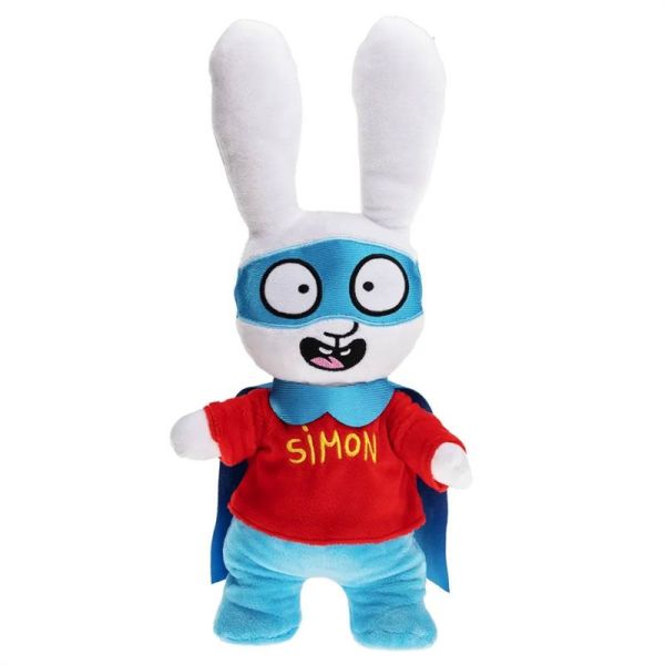 Pelucho Bouillotte sèche peluche Simon Superlapin aux grains de blé et fleurs de lavande