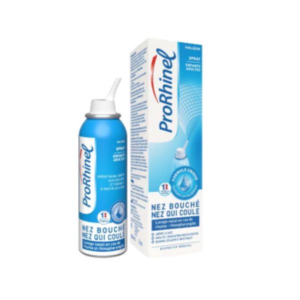 Prorhinel Eau de mer Spray Nasal Enfant et Adulte 100Ml