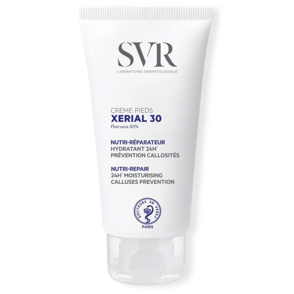 SVR Xerial 30 Crème pieds urée 30% nutri-réparateur prévention callosités (50 ml)