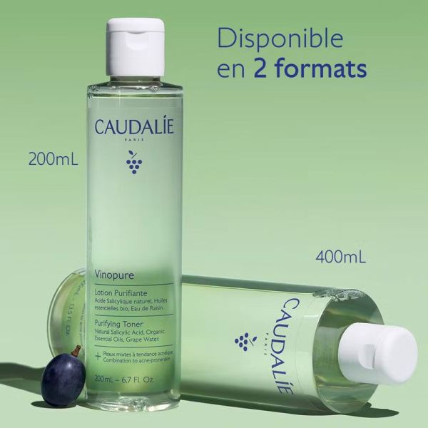Caudalie Vinopure Lotion Purifiante à l'Acide Salicylique (200 ml)