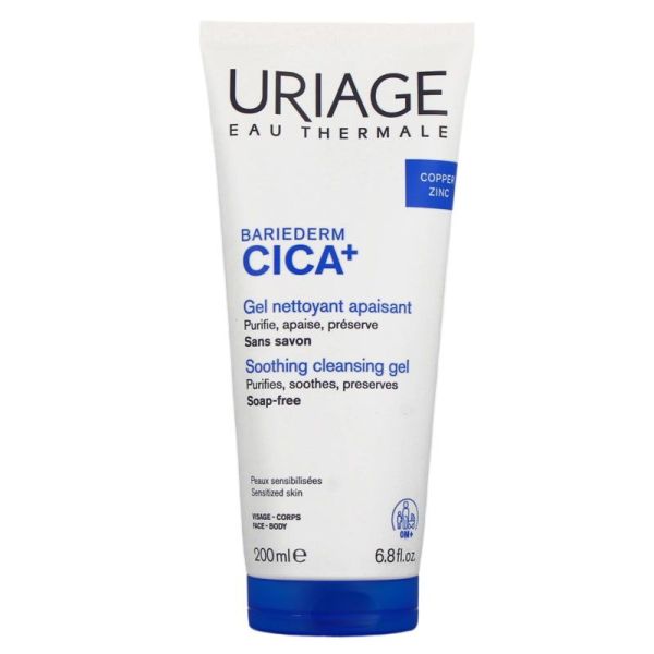 Uriage Bariéderm Cica+ gel nettoyant apaisant (200 ml)