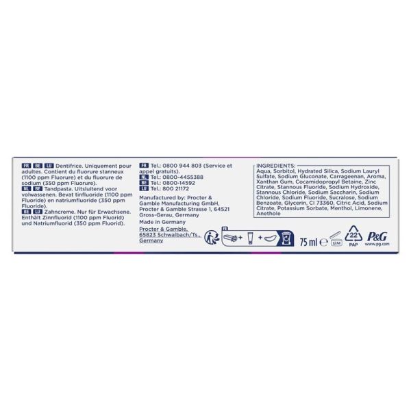 Oral-B Professional Dentifrice Protection contre la sensibilité action longue durée (75 ml)