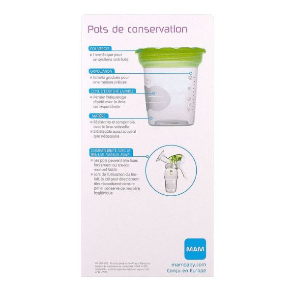 Mam Pots de Conservation 120Mlx5
