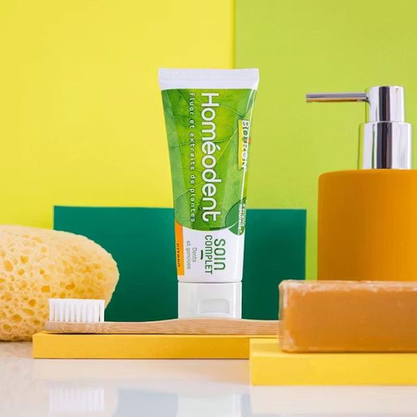 Homéodent Dentifrice soin complet dents et gencives arôme Chlorophylle (75 ml)