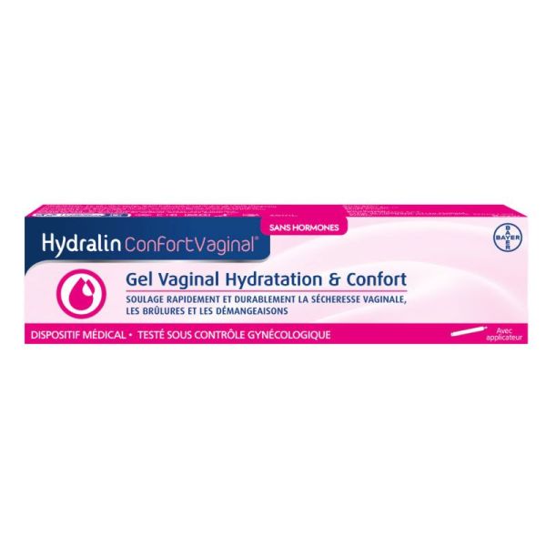 Hydralin ConfortVaginal Gel vaginal hydratation & confort avec applicateur (30 ml)