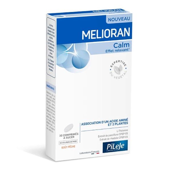 PiLeJe Melioran Calm effet relaxant (30 comprimés)