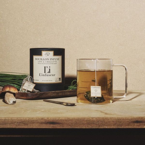 L'Infuseur Bouillon bio Cèpe & Ciboulette (15 sachets)