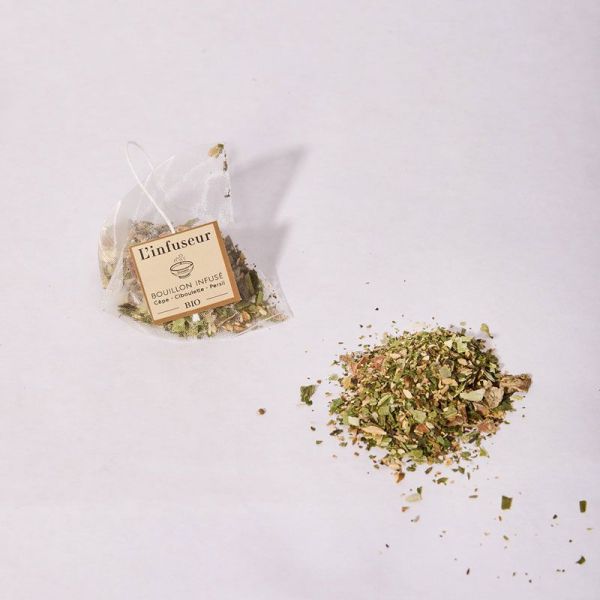 L'Infuseur Bouillon bio Cèpe & Ciboulette (15 sachets)