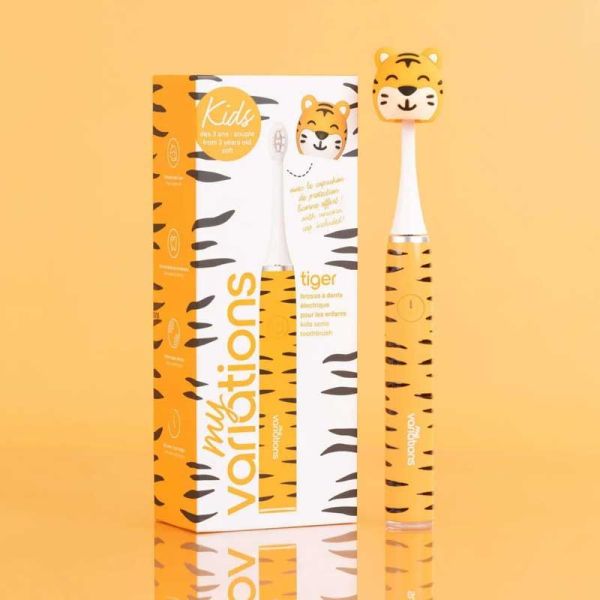 My Variations Brosse à Dents Électrique Sonique Tigre enfants de 3 à 12 ans (x1)