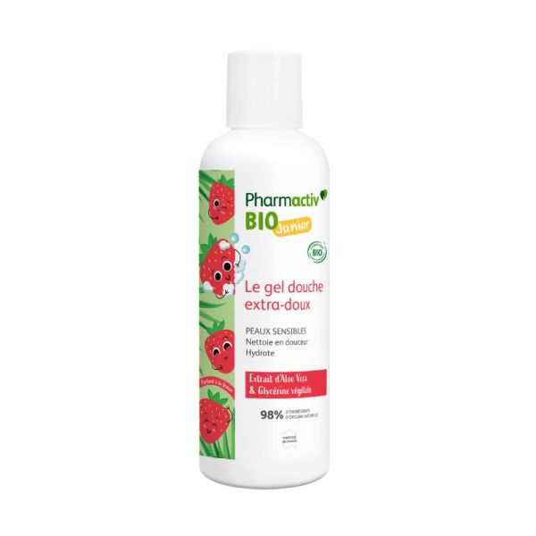 Va prendre ta douche ! Gel douche enfants certifié bio fraise