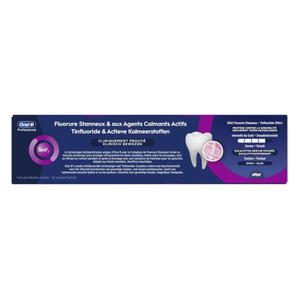 Oral-B Professional Dentifrice Protection contre la sensibilité action longue durée (75 ml)