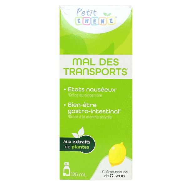 Petit Chêne Sirop Enfant Pour le Mal des Transports