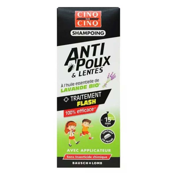 Shampoing Anti-Poux et Lentes à l'huile essentielle de Lavande Bio (100 ml)