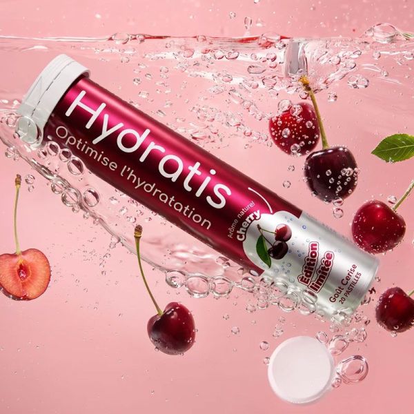 Hydratis Pastilles Effervescentes Hydratation Goût Cherry édition limitée (x20)