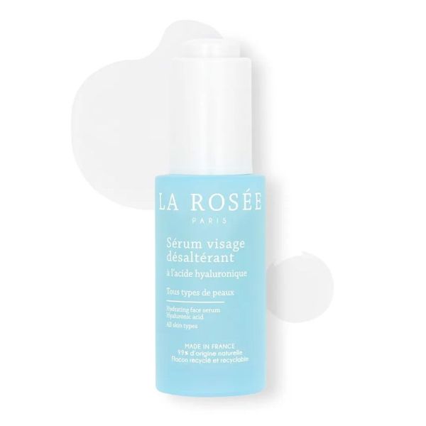 La Rosée Sérum visage désaltérant à l'acide hyaluronique tous types de peaux (30 ml)