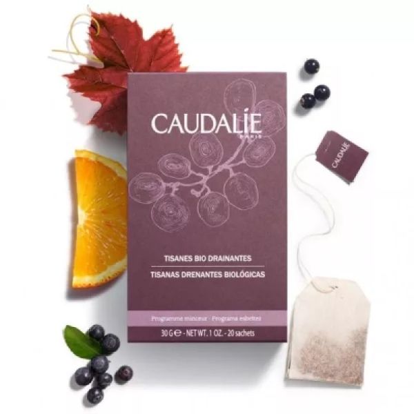 Caudalie Tisanes bio drainantes Aide minceur - 20 Sachets de 30g