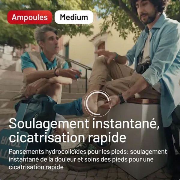 Compeed Pansements Ampoules format moyen (5 pansements)