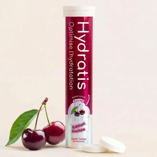 Hydratis Pastilles Effervescentes Hydratation Goût Cherry édition limitée (x20)