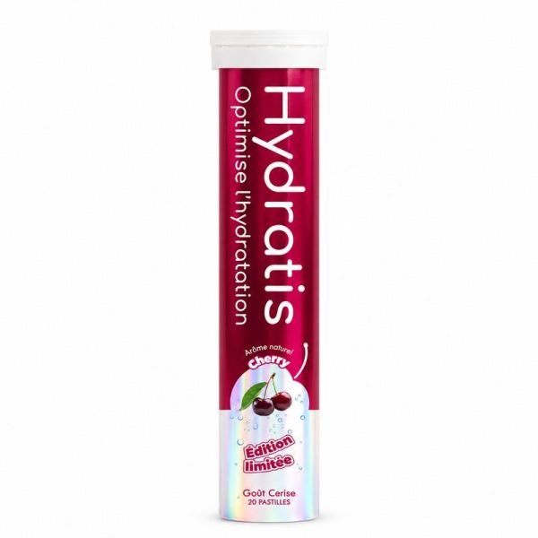 Hydratis Pastilles Effervescentes Hydratation Goût Cherry édition limitée (x20)