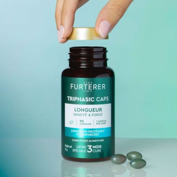 Triphasic Active Grow Caps Longeur densité & force (90 capsules)