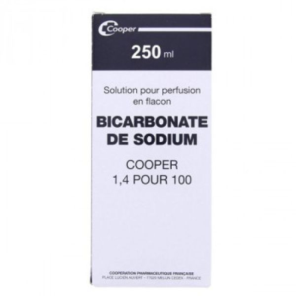 Cooper Bicarbonate de sodium 1,4% solution pour perfusion (250 ml)