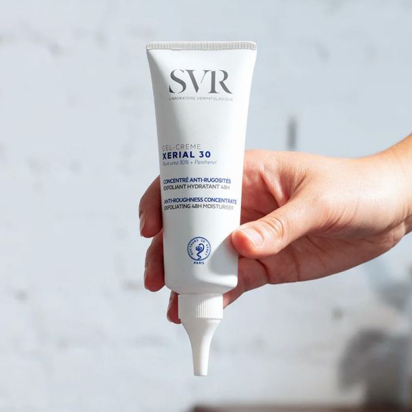 SVR Gel-Crème Xerial 30 concentré anti-rugosité exfoliant hydratant 48h (75 ml)