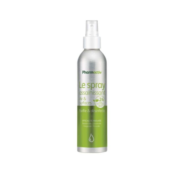 PHARMACTIV Spray Assainissant aux 24 Huiles Essentielles Bio 200ml