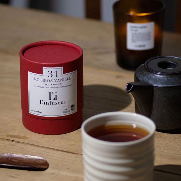 L'infuseur Thé rouge bio Rooibos Vanille n°31 (60 g)
