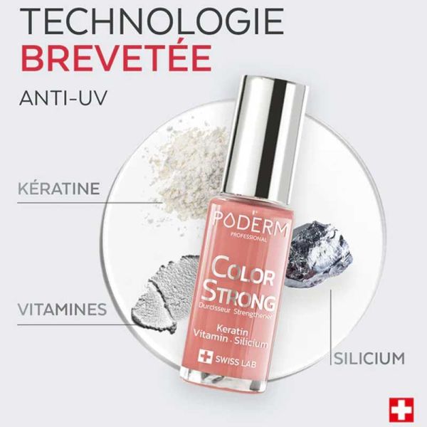 Color Strong Vernis à ongles durcisseur - couleur Corail Light (8 ml)