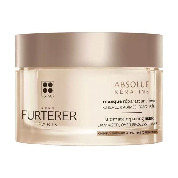 Furterer Absolue Kératine masque réparateur ultime cheveux abimés, fragilisés (200 ml)
