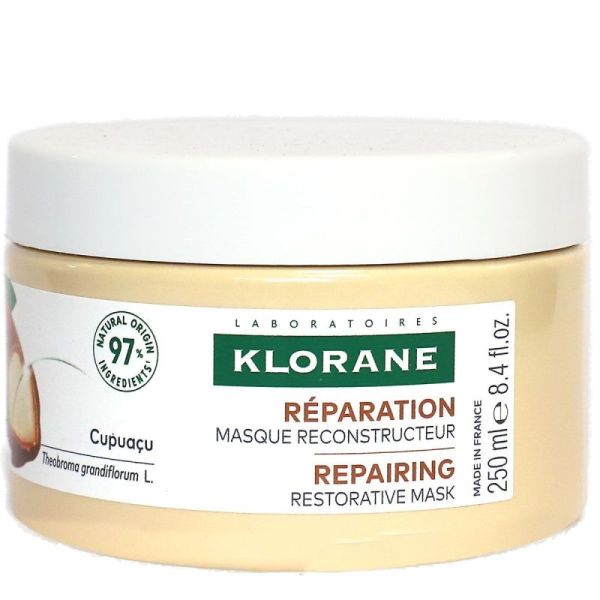 Klorane Réparation Masque reconstructeur au Cupuaçu bio (150 ml)