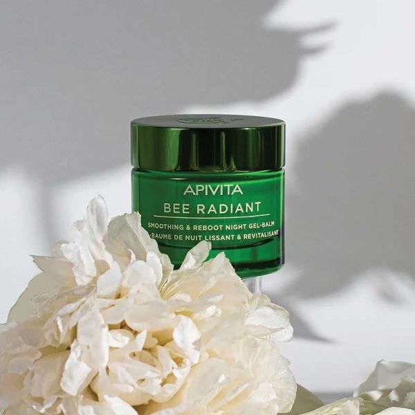 Apivita Bee Radiant Gel-Baume Nuit lissant & revitalisant (50 ml)