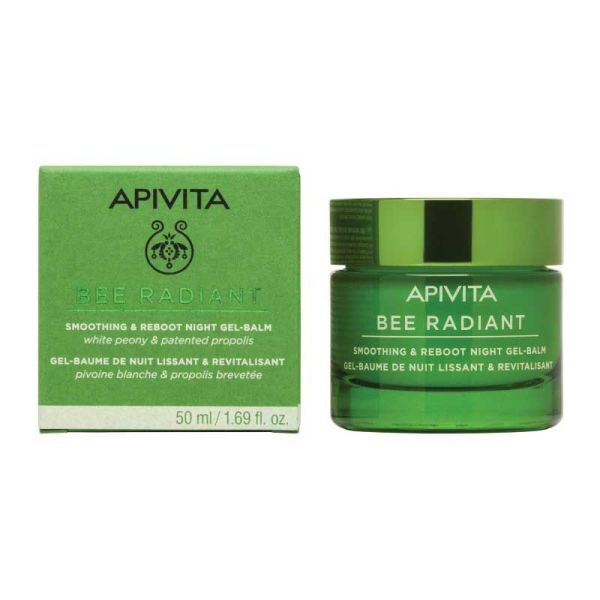 Apivita Bee Radiant Gel-Baume Nuit lissant & revitalisant (50 ml)