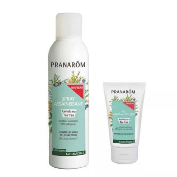 AROMAFORCE Spray Assainissant Ravintsara Tea-Tree BIO