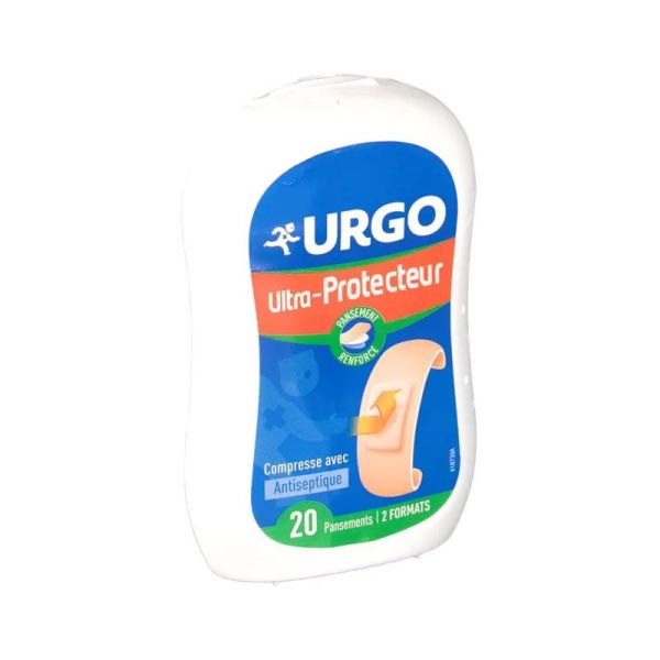 Urgo Ultra-Protecteur Pansements ultra-épais avec antiseptique (x20)