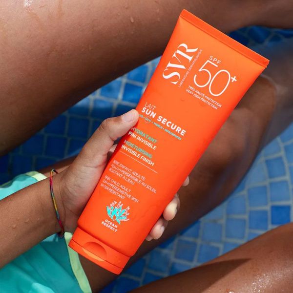 SVR Sun Secure Lait SPF50+ biodégradable, hydratant (100 ml)