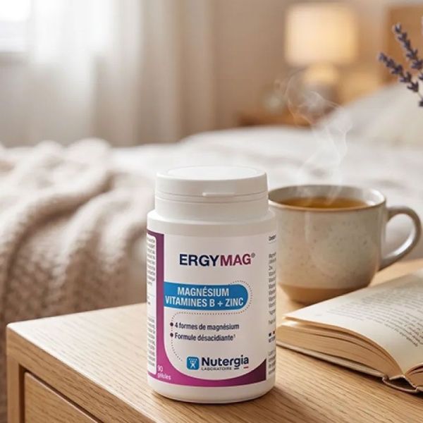 Nutergia Ergymag Magnésium Vitamines B & Zinc (90 gélules + 18 offertes)