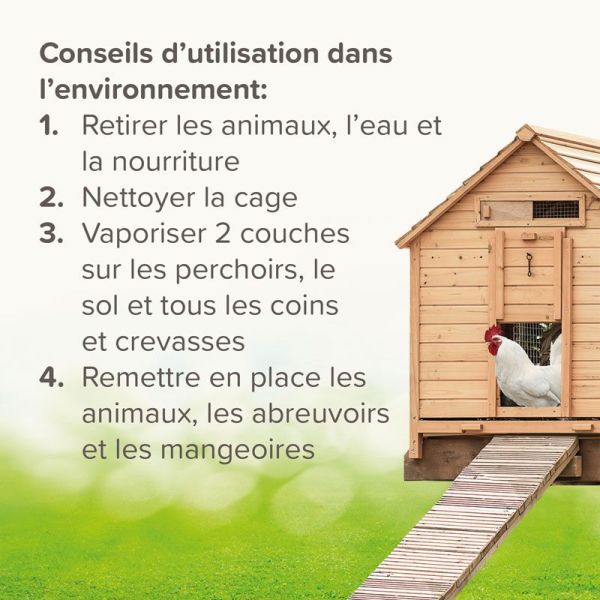 Béaphar Stop Poux Rouges spray antiparasitaire (500 ml)