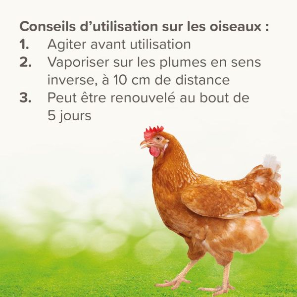 Béaphar Stop Poux Rouges spray antiparasitaire (500 ml)