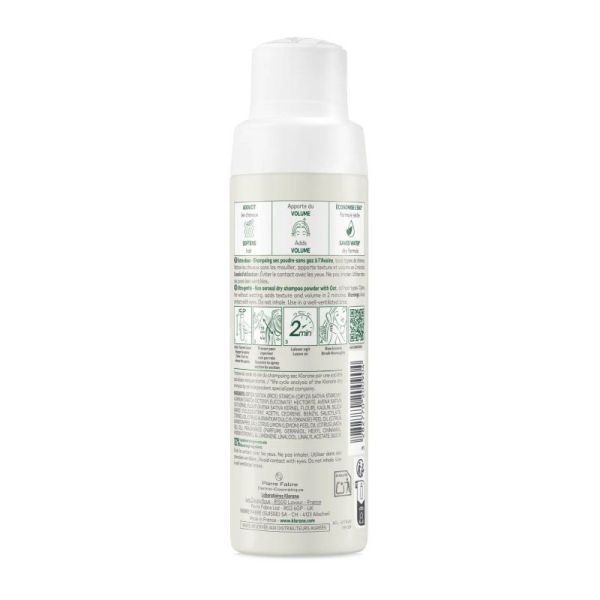 Klorane Shampoing sec au lait d'Avoine - Sans gaz (50 g)