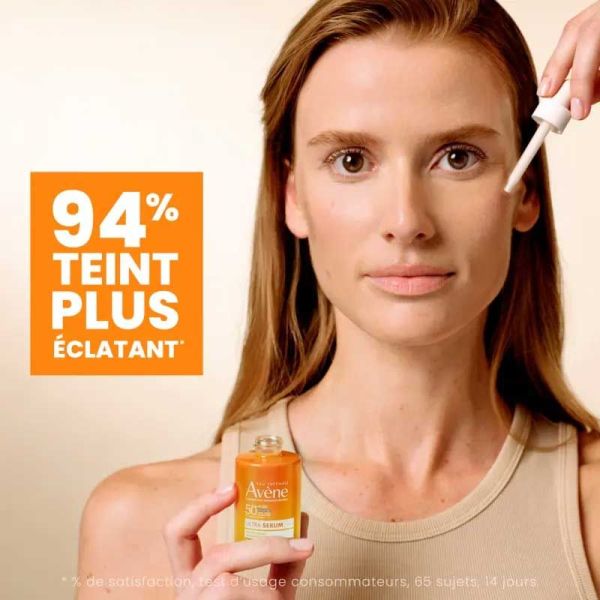 Avène Ultra Sérum SPF50+ 1.4% Complex Vitamin Cg active l'éclat (30 ml)