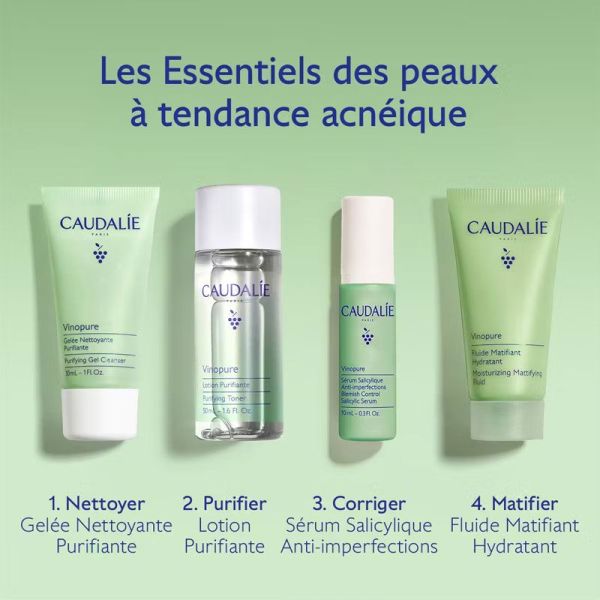 Caudalie Vinopure Starter Kit 2025 : la solution naturelle des peaux à tendance acnéique