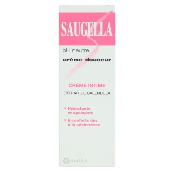 Saugella Crème Douceur crème intime hydratante & apaisante au calendula (30 ml)