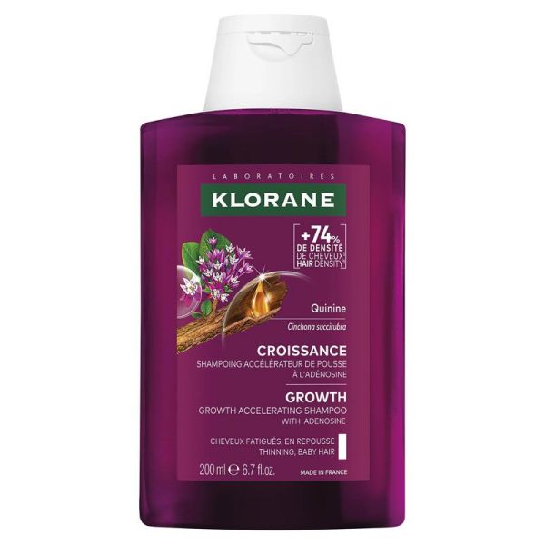 Klorane Croissance Shampoing accélérateur de pousse à la Quinine (200 ml)