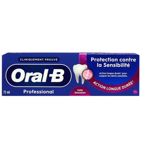 Oral-B Professional Dentifrice Protection contre la sensibilité action longue durée (75 ml)