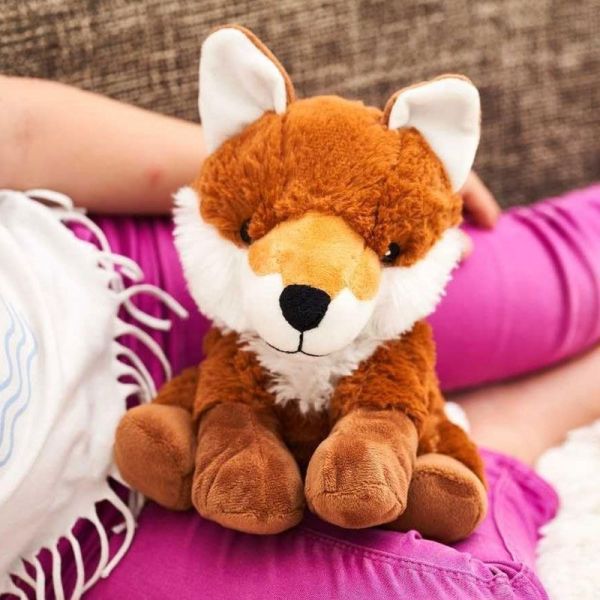 Pelucho Bouillotte sèche peluche Renard aux grains de blé et fleurs de lavande