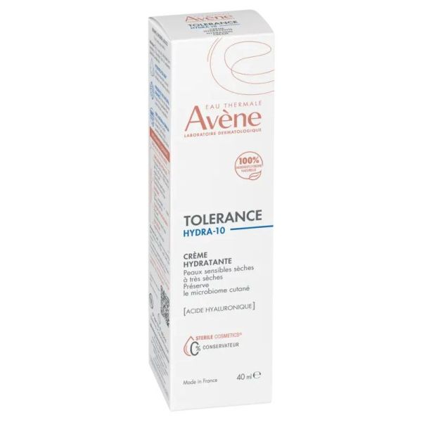 Avène Tolérance Hydra-10 Crème hydratante peaux sensibles sèches à très sèches (40 ml)