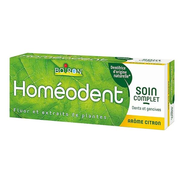 Homéodent Dentifrice soin complet dents et gencives arôme Citron (75 ml)
