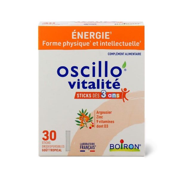 Oscillo' Vitalité Enfants Sticks dès 3 ans forme physique & intellectuelle (30 sticks)
